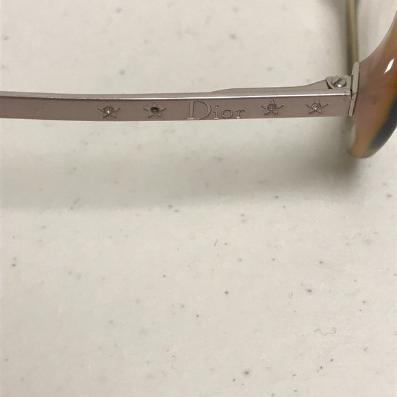 Christian Dior tortoise brown  eyeglasses frames vintage made in Italy - Picture 1 of 10